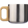 Mug Dwight | Inox recyclé | Manche en bois | 400 ml