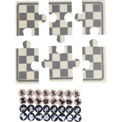 Jeu d'échecs et de dames en...
