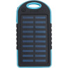 Power bank solaire en ABS et gomme Arin
