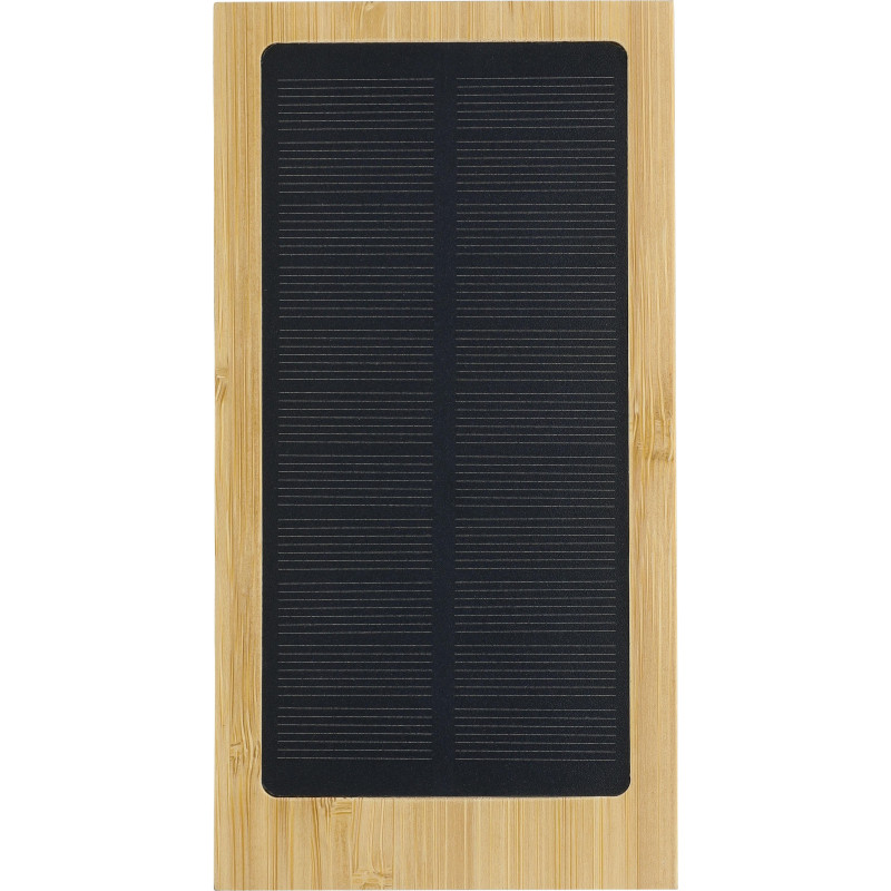 Power bank solaire en bambou Elz