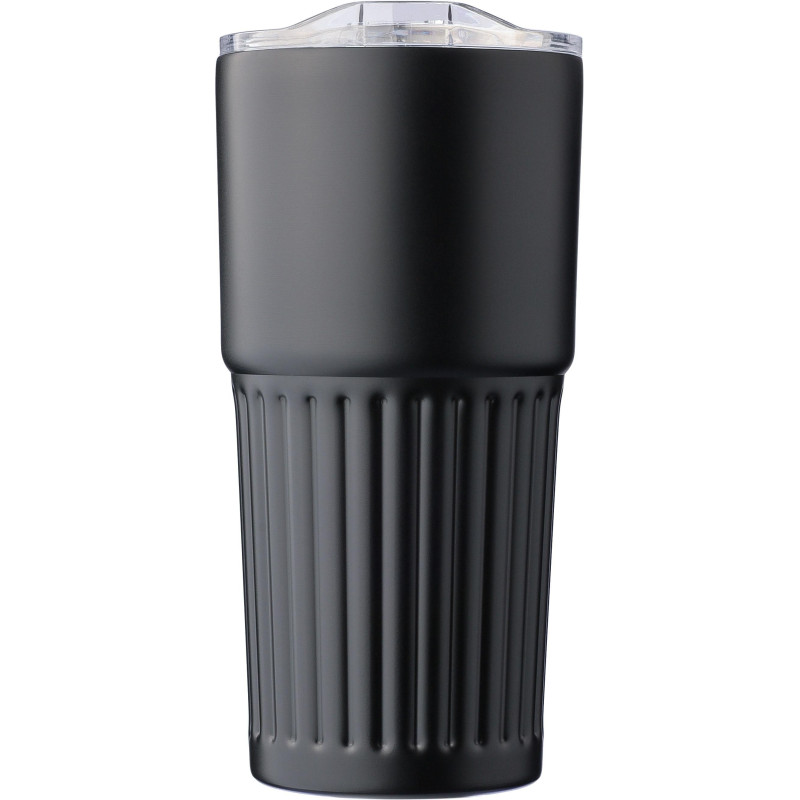 Mug à double paroi en acier inoxydable recyclé (500 ml) Kael