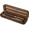 Coffret de stylos en bois de noyer Adelina