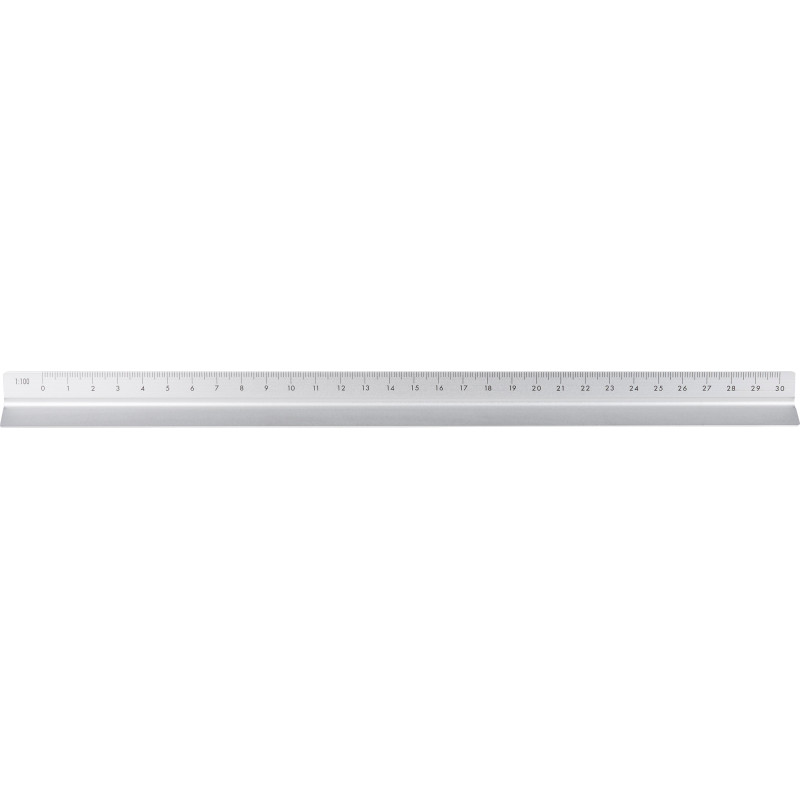 Règle triangulaire en aluminium de 30 cm Tavi