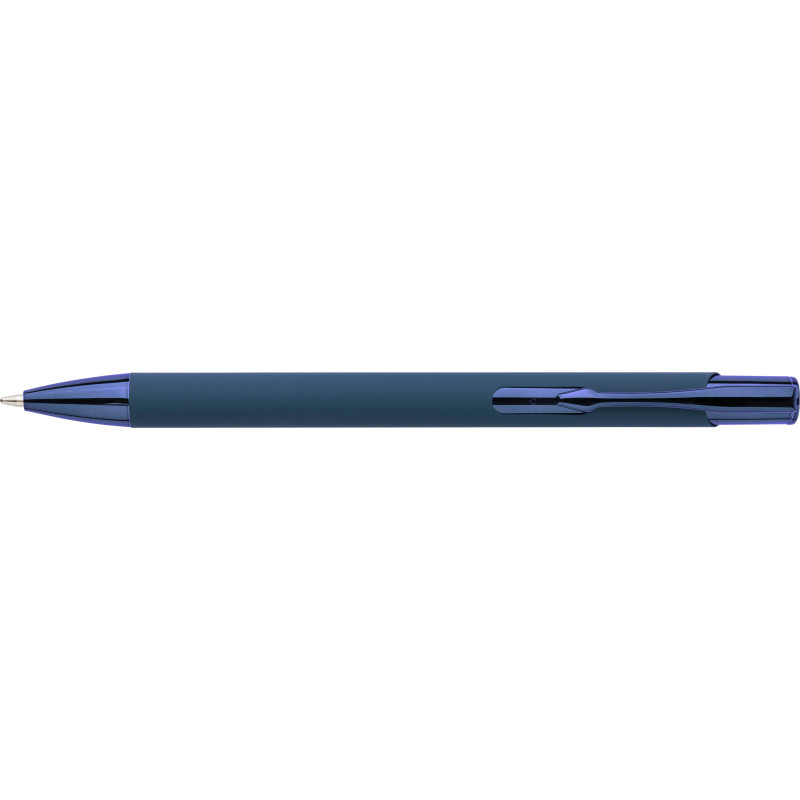 Stylo à bille toucher gomme en aluminium recyclé Anisa