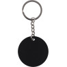 Porte-clés rond en acier inoxydable recyclé Risa
