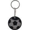 Porte-clés ballon de football en acier inoxydable recyclé Ciro