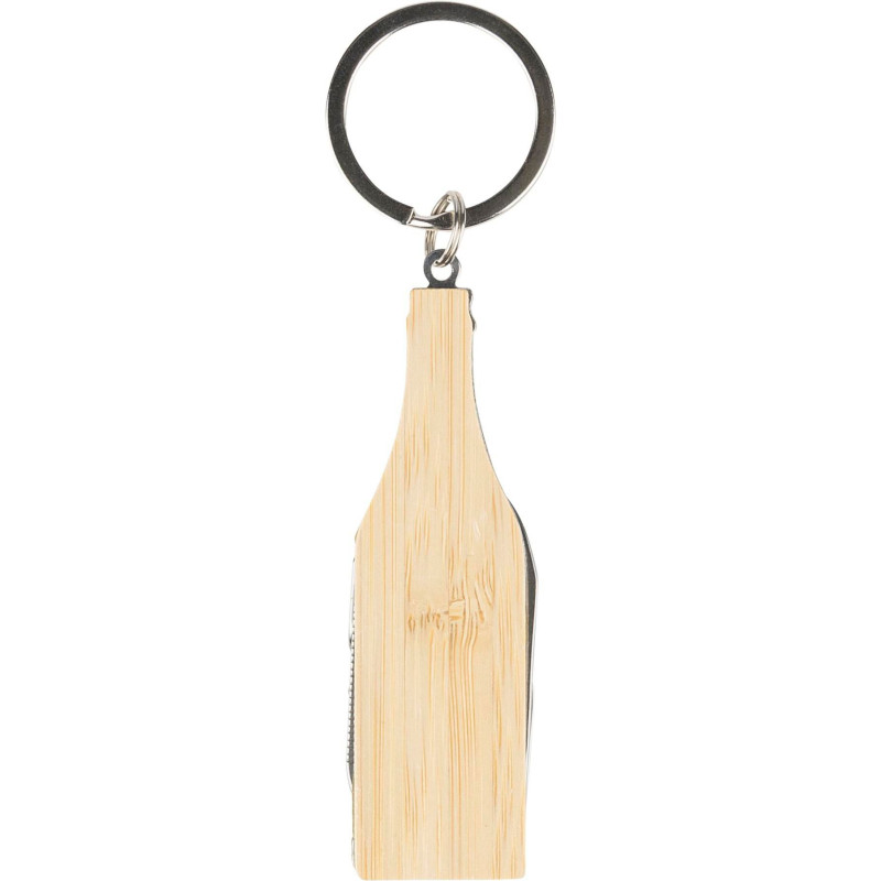 Porte-clés multi-outils en bambou Inaya