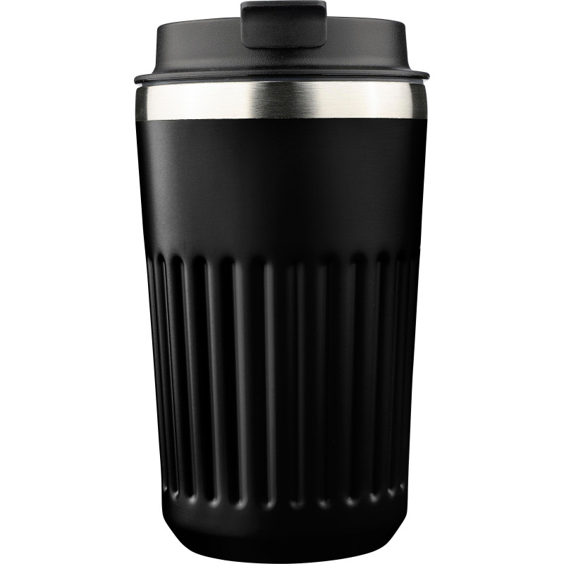 Mug de voyage en acier inoxydable recyclé (400 ml) Chiara