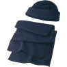 Bonnet et écharpe en laine polaire Russo