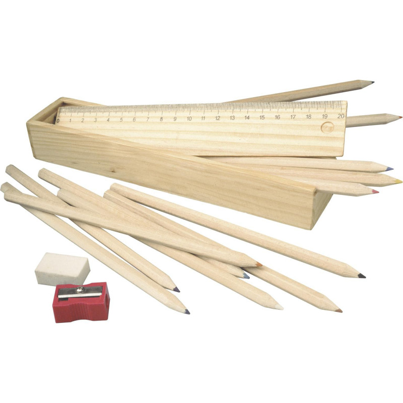 Set de dessin Carmelita | Boîte en bois