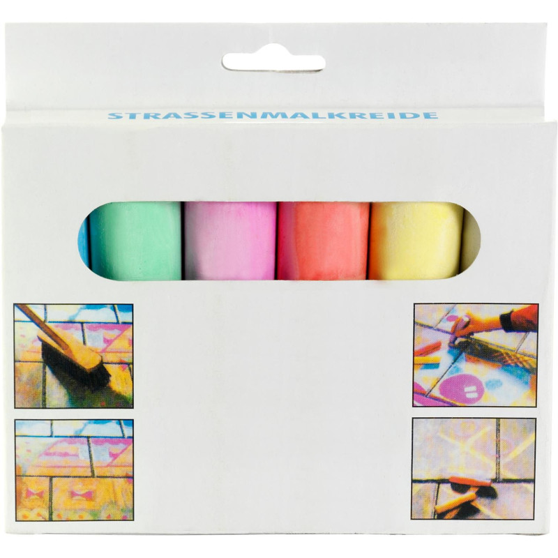 Craies de trottoir Ottilie | 6 couleurs