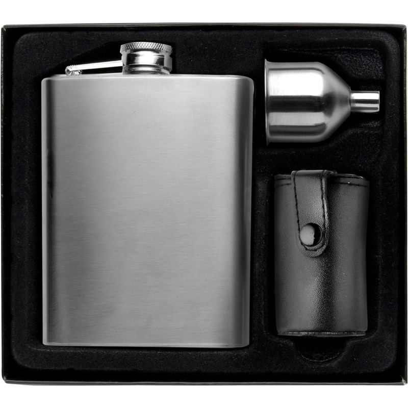 Set flasque Brittany | Inox 304 | 220 ml | 4 tasses