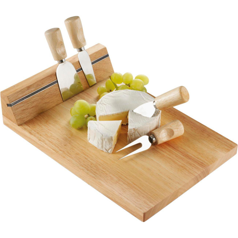 Plateau à fromages Arlo | Bois de caoutchouc | 4 pcs