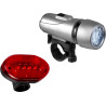 Set composé de lampes à vélo Jordy