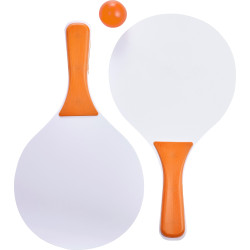 Jeu de raquettes de plage...