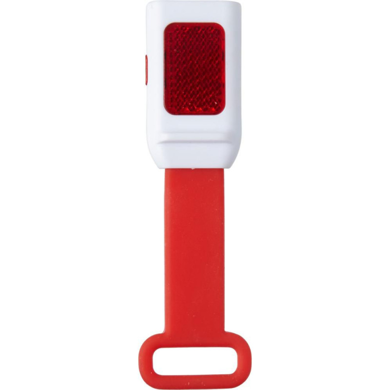 Lumière vélo Duncan | Plastique | 3+1 LED | Sangle silicone