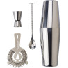 Set cocktail Tatiana | Inox | 4 pcs