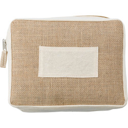 Trousse de toilette en jute...
