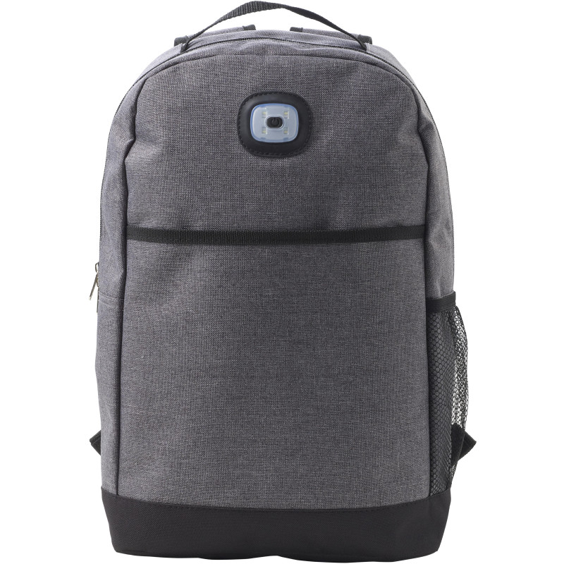 Sac à dos en polyester avec lampe Katarina