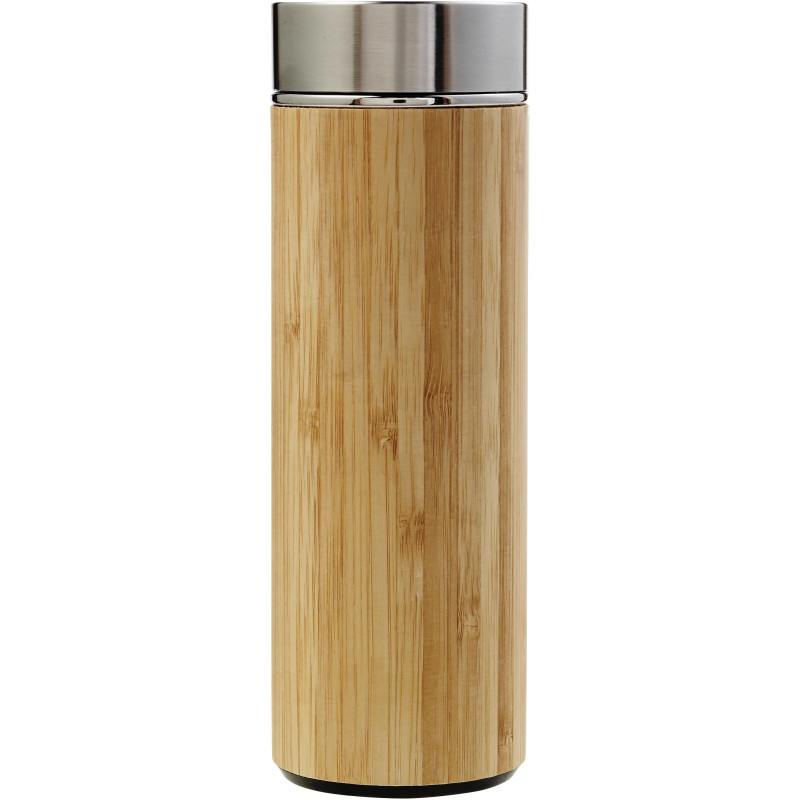 Gourde Yara | Inox et bambou | 420 ml | Infuseur à thé