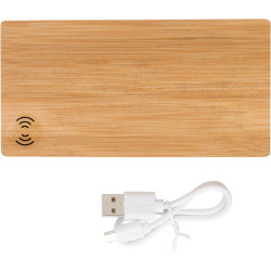 Power bank en bambou