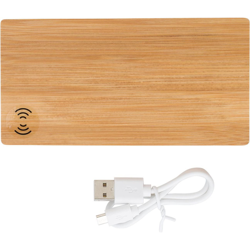 Power bank en bambou