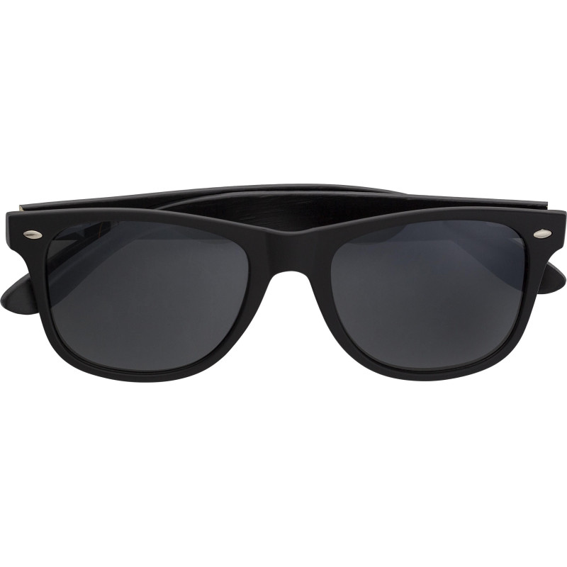 Lunettes de soleil Jaxon | Monture plastique et branches bambou | UV400