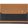 Pochette porte-ordinateur en feutre rPET Jonathan