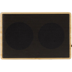 Enceinte sans fil en bambou...