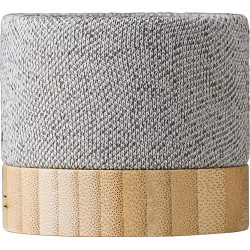 Enceinte sans fil en bambou...