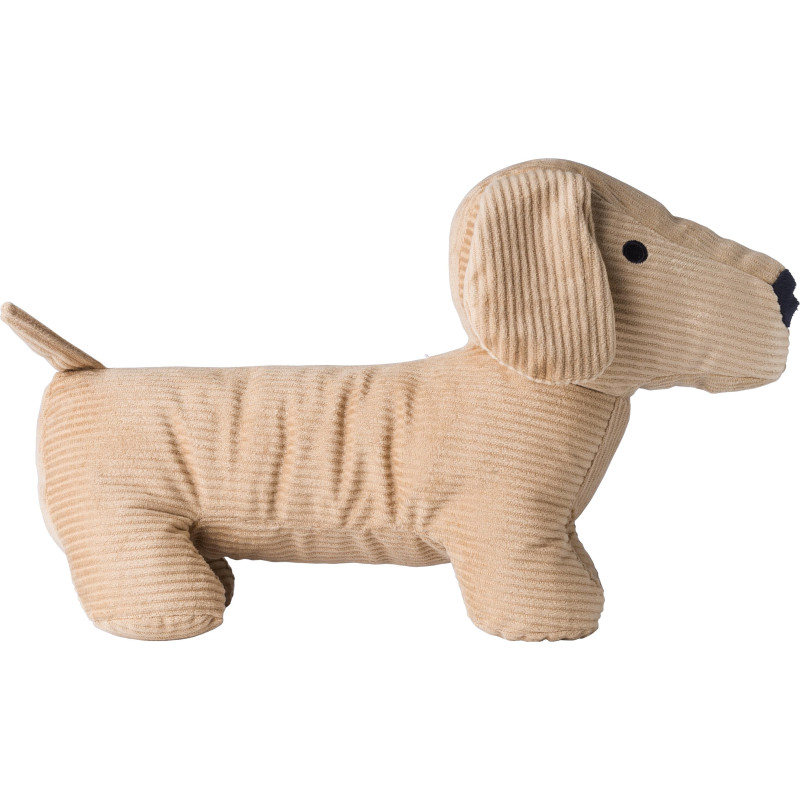 Peluche 'Chien' en polyester côtelé Liza