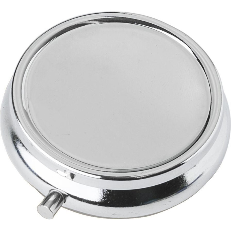 Pilulier Zara | Métal | 3 compartiments | Miroir