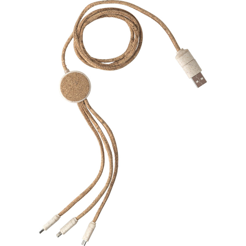 Câble de charge | Liège | 4-en-1 | 1,20 m