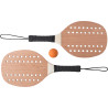 Raquettes de tennis en bois de rose Sergio