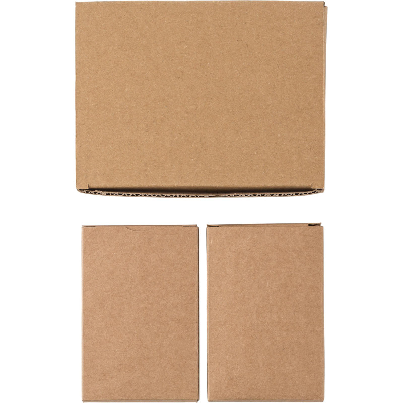 Set de 2 jeux de cartes en carton recyclé Arwen