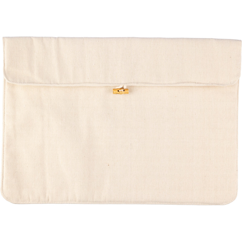 Pochette ordinateur portable en coton 220 gr/m² Dirk