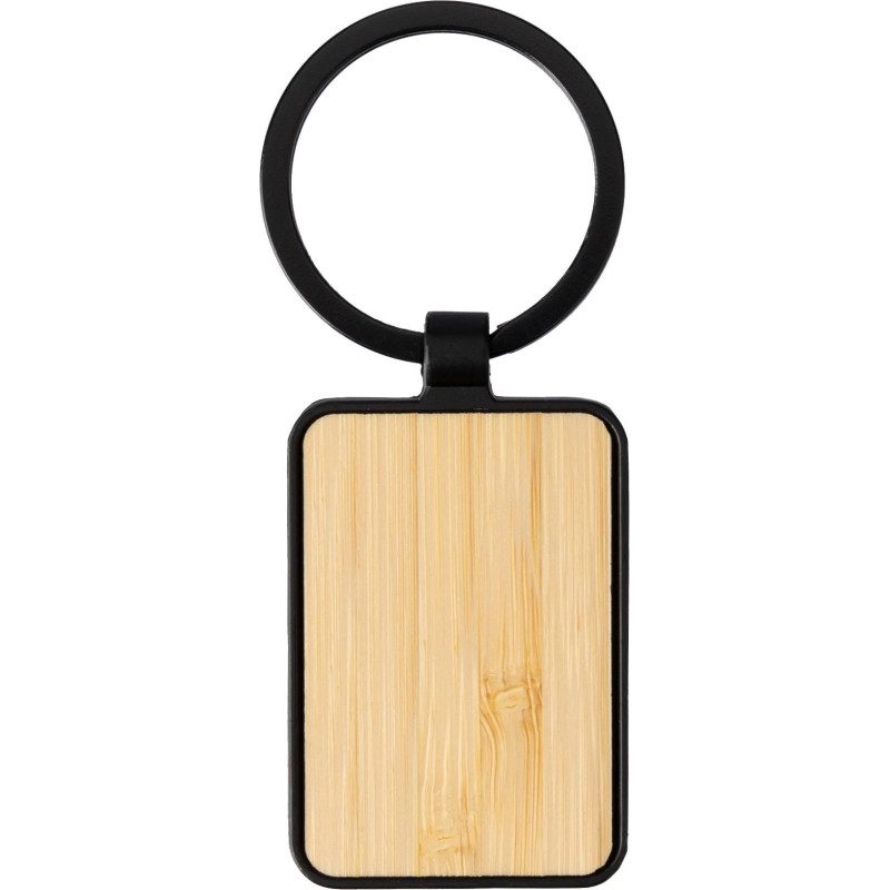 Porte-clés en métal et bambou Brigitte