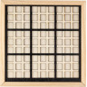 Jeu de sudoku en bois Christa