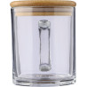 Mug Ashley | Verre recyclé | Couvercle bambou | 300 ml